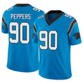 Custom #90 Blue CAR Football Shirt Top