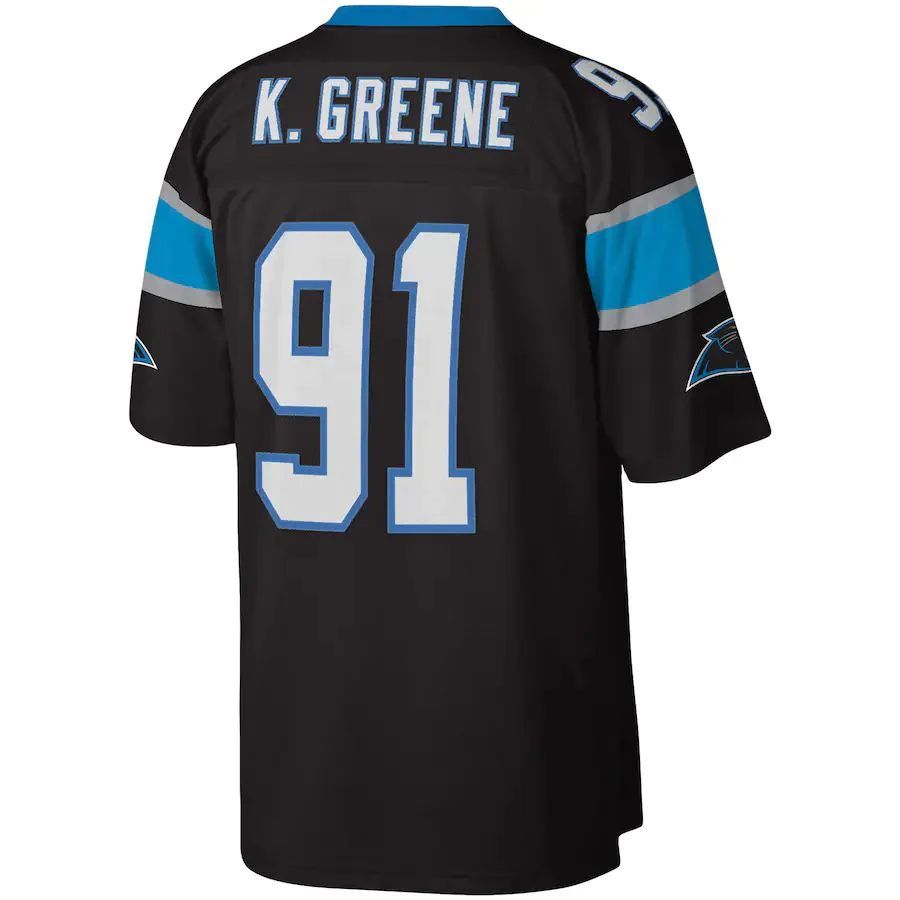 Custom #91 Black 1996 CAR Football Shirt Top