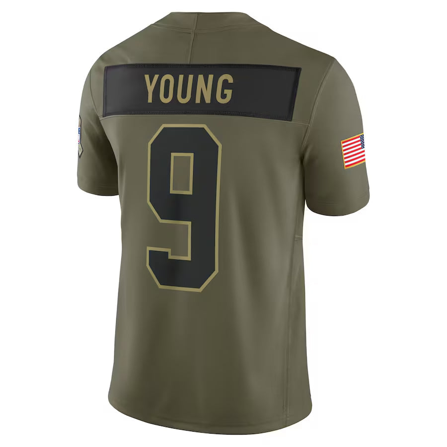 Custom #9 Olive CAR Football Shirt Top