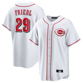 Custom #29 White CIN Baseball Shirt Top