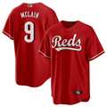 Custom #9 Red CIN Baseball Shirt Top