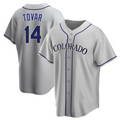 Custom #14 Gray COL Baseball Shirt Top