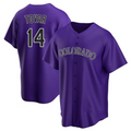 Custom #14 Purple COL Baseball Shirt Top