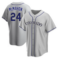 Custom #24 Gray COL Baseball Shirt Top
