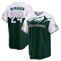 Custom #24 Green COL Baseball Shirt Top