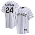 Custom #24 White COL Baseball Shirt Top