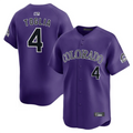 Custom #4 Purple COL Baseball Shirt Top