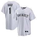 Custom #1 White COL Baseball Shirt Top