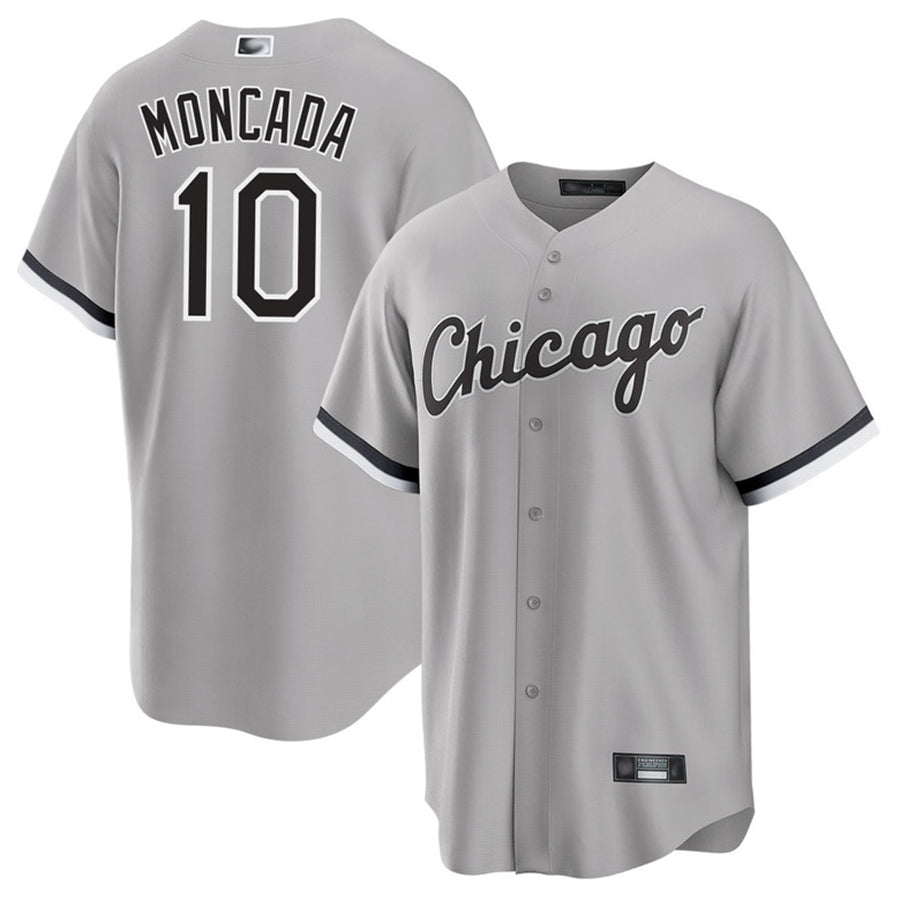Custom #10 Gray CWS Baseball Shirt Top