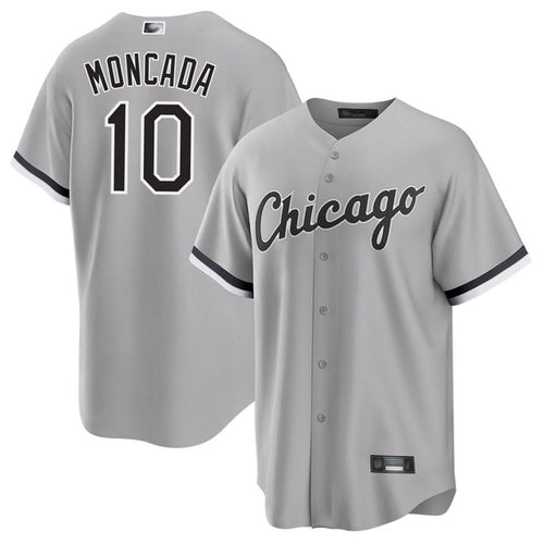 Custom #10 Gray CWS Baseball Shirt Top