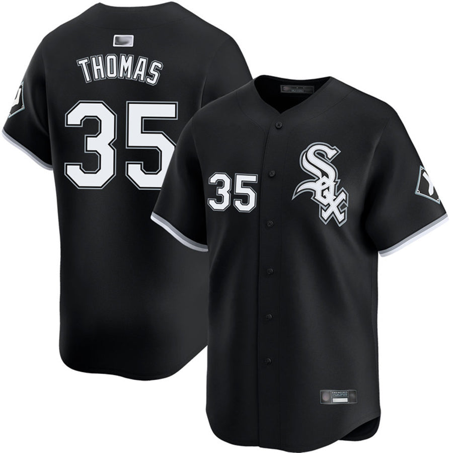 Custom #35 Black CWS Baseball Shirt Top