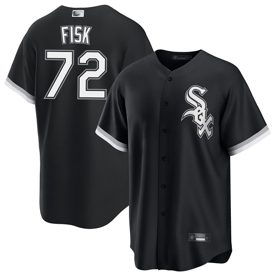 Custom #72 Black CWS Baseball Shirt Top