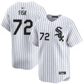 Custom #72 White CWS Baseball Shirt Top