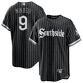 Custom #9 Black City Connect CWS Baseball Shirt Top