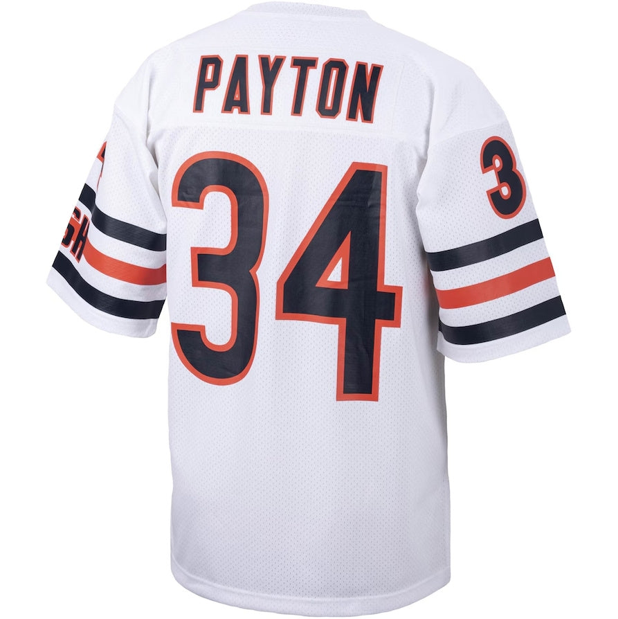 Custom #34 White CHI Football Shirt Top