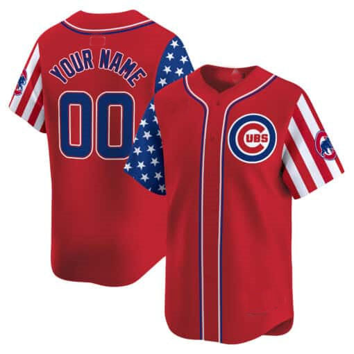 Custom C.Cubs Independence Day Vapor Premier Limited篓C All Stitched Baseball Jerseys