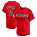 Custom #11 Red CLE Baseball Shirt Top