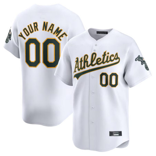 Custom #0 ATHLETICS Pro Stitched Jersey - Premium Edition