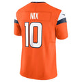 Custom #10 Orange DEN Football Shirt Top
