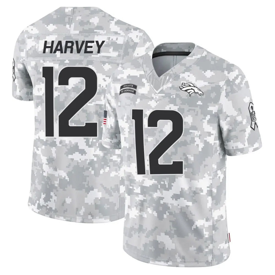Custom #12 DEN Football Shirt Top