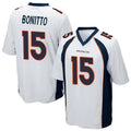 Custom #15 White DEN Football Shirt Top