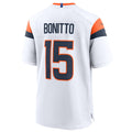 Custom #15 White DEN Football Shirt Top