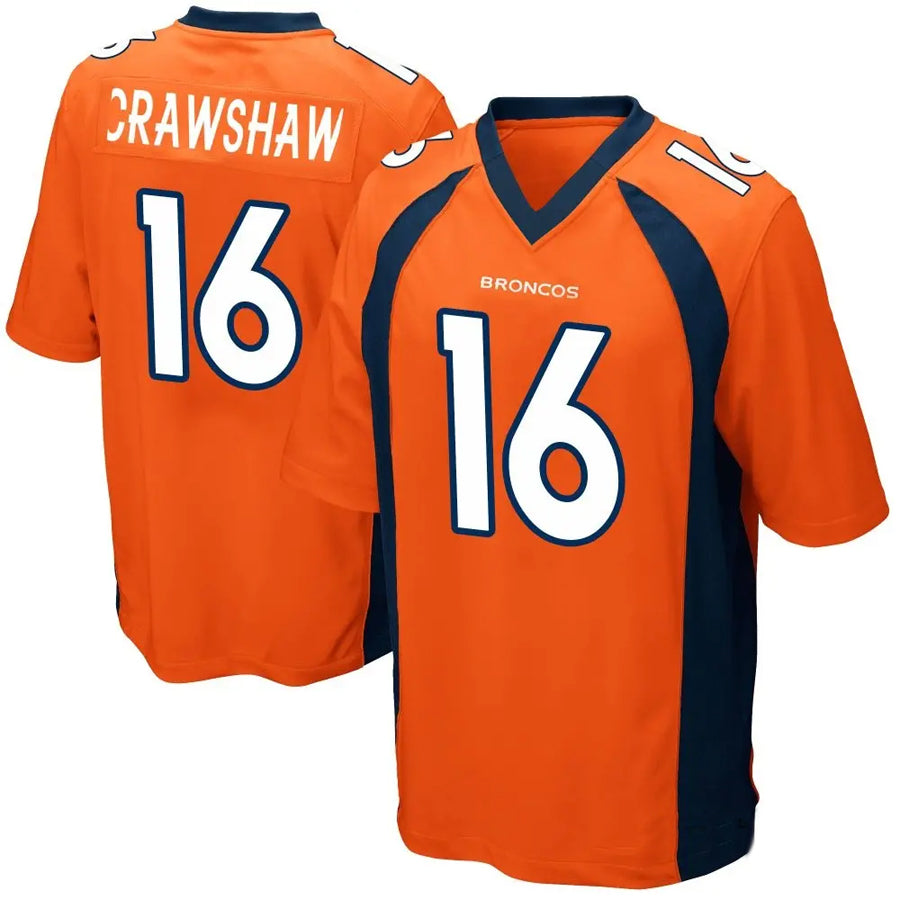 Custom #16 CRAWSHAW Pro Stitched Jersey - Premium Edition