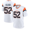 Custom #52 White DEN Football Shirt Top