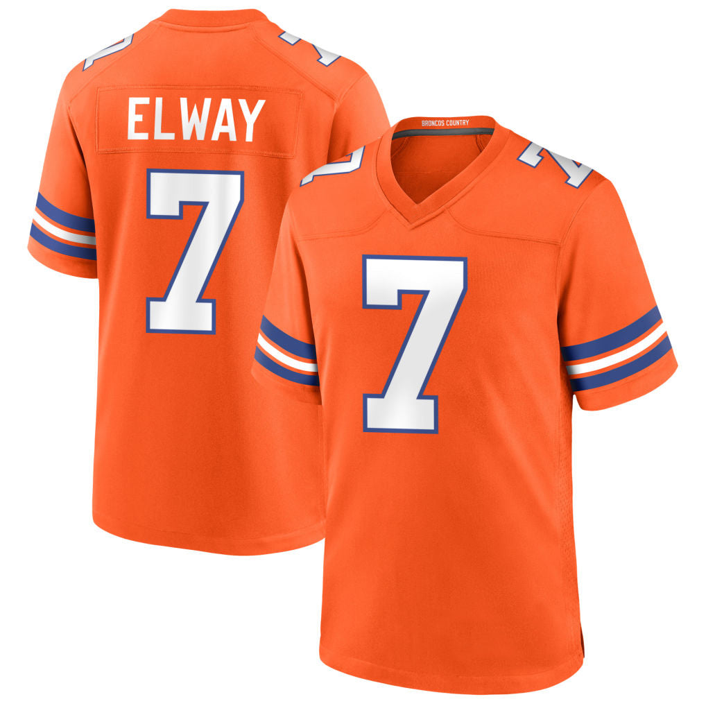 Custom #7 ELWAY Pro Stitched Jersey - Premium Edition