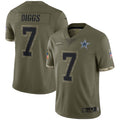 Custom #7 DIGGS Pro Stitched Jersey - Premium Edition