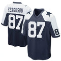 Custom #87 Navy DAL Football Shirt Top