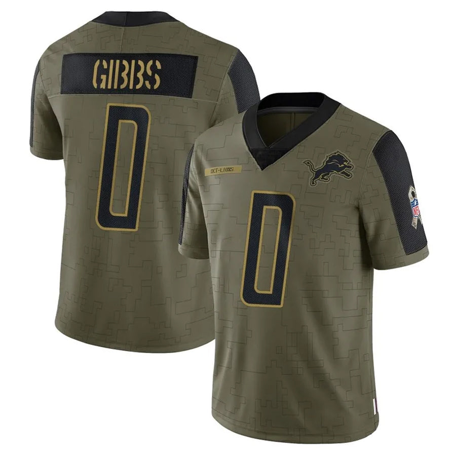 Custom #0 GIBBS Pro Stitched Jersey - Premium Edition