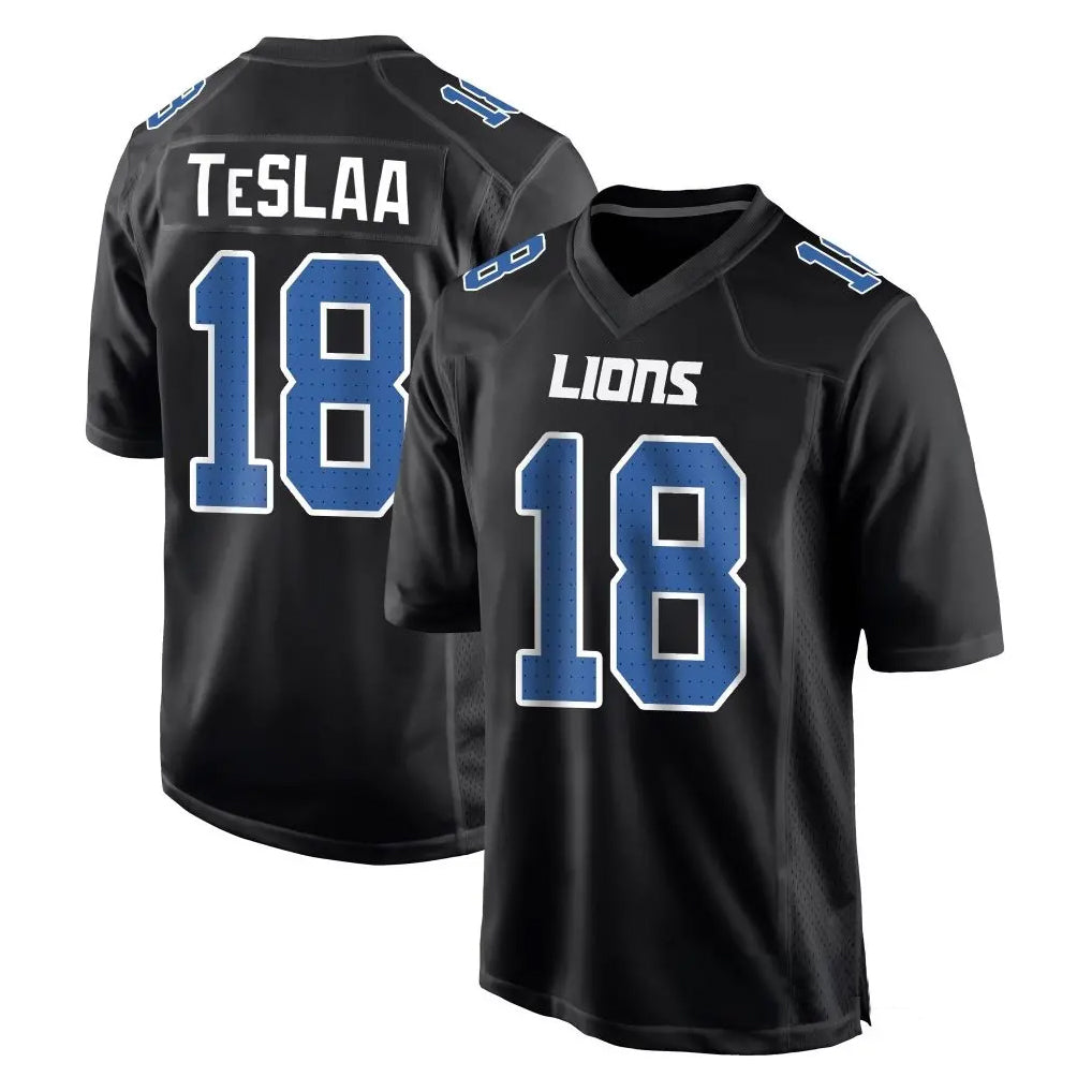 Custom #18 TESLAA Pro Stitched Jersey - Premium Edition