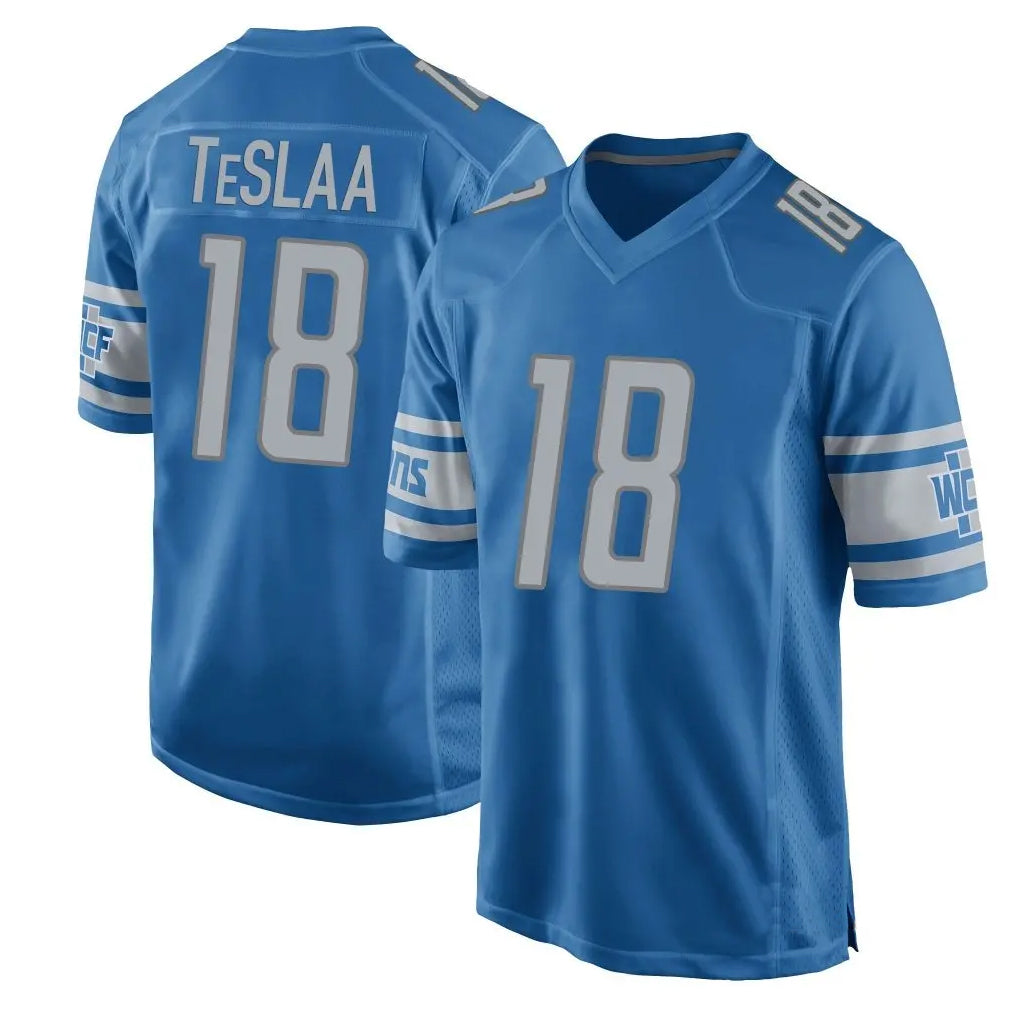 Custom #18 TESLAA Pro Stitched Jersey - Premium Edition
