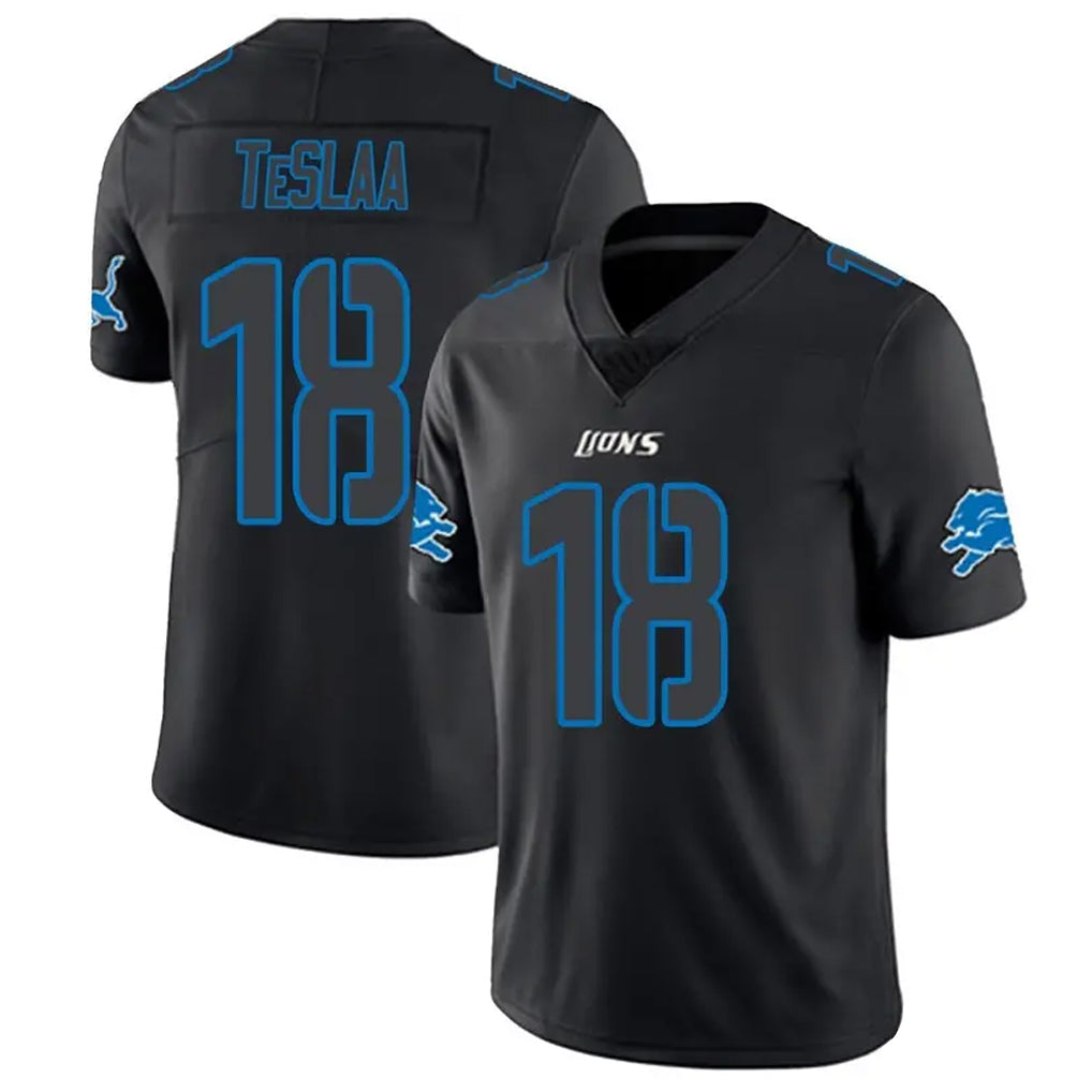 Custom #18 TESLAA Pro Stitched Jersey - Premium Edition