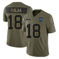 Custom #18 TESLAA Pro Stitched Jersey - Premium Edition
