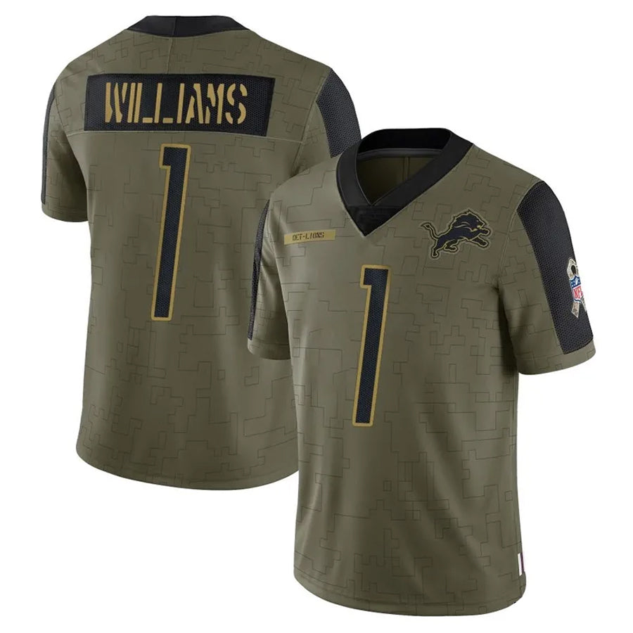 Custom #1 WILLIAMS Pro Stitched Jersey - Premium Edition