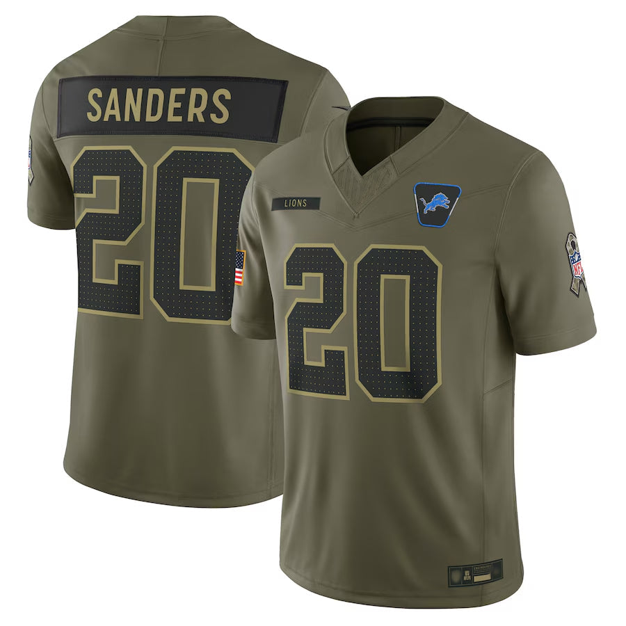 Custom #20 SANDERS Pro Stitched Jersey - Premium Edition