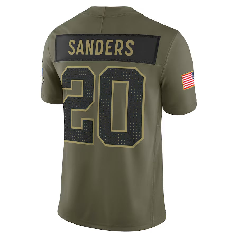Custom #20 SANDERS Pro Stitched Jersey - Premium Edition