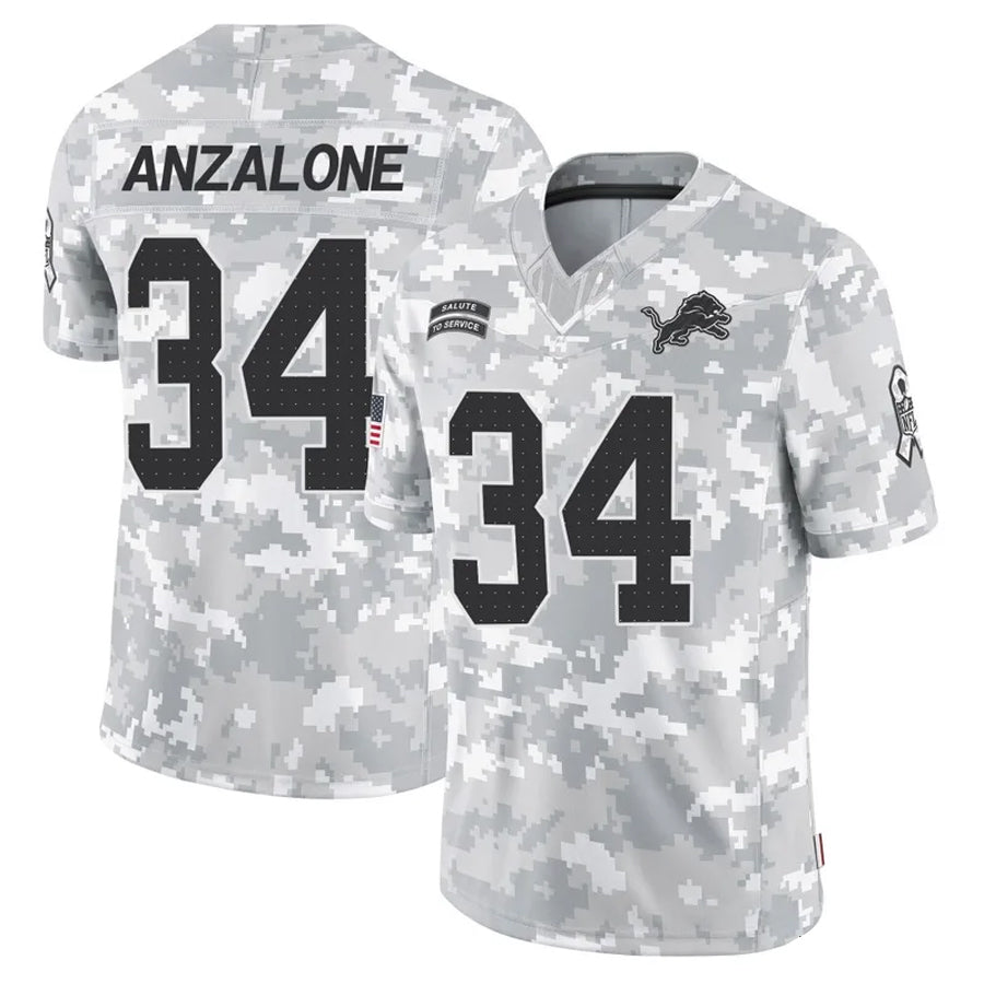 Custom #34 ANZALONE Pro Stitched Jersey - Premium Edition