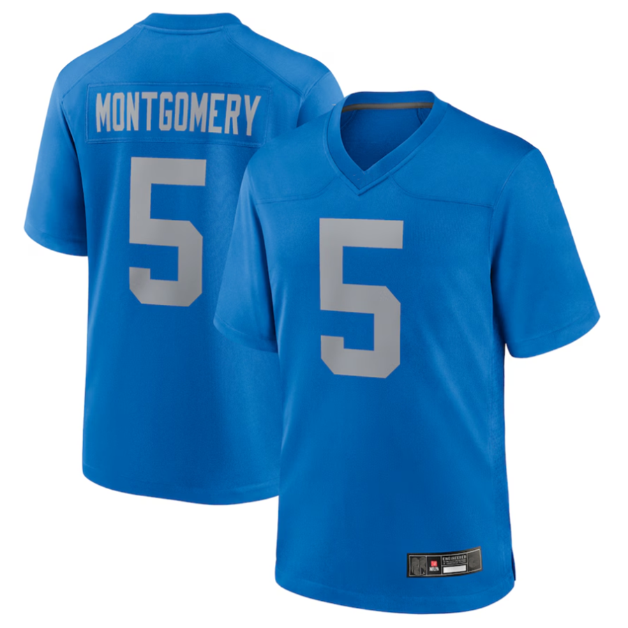Custom #5 MONTGOMERY Pro Stitched Jersey - Premium Edition