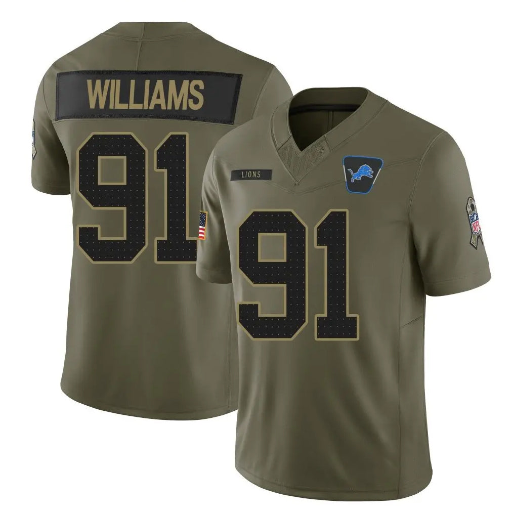 Custom #91 WILLIAMS Pro Stitched Jersey - Premium Edition