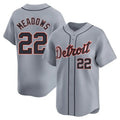 Custom #22 Gray DET Baseball Shirt Top