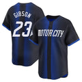 Custom #23 Blue City Connect DET Baseball Shirt Top