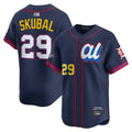 Custom #29 Navy All Star DET Baseball Shirt Top