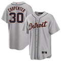 Custom #30 Gray DET Baseball Shirt Top