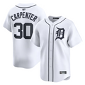 Custom #30 White DET Baseball Shirt Top