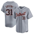 Custom #31 Gray DET Baseball Shirt Top