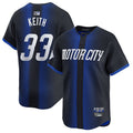 Custom #33 City Connect DET Baseball Shirt Top