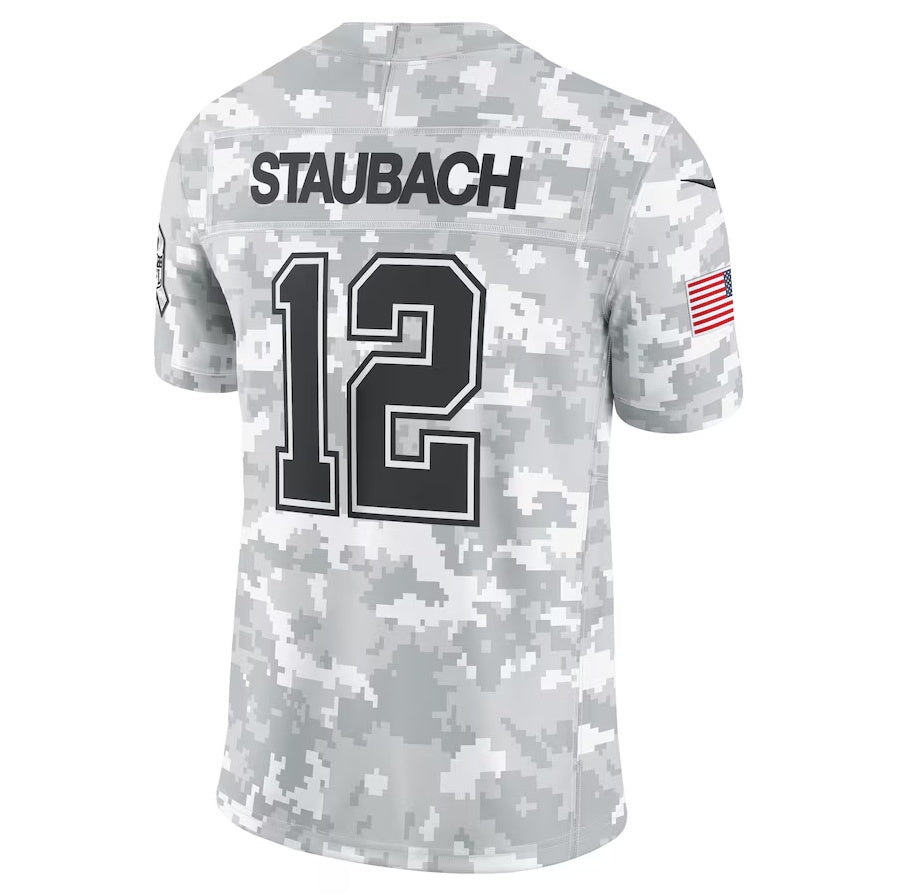 Custom #12 STAUBACH Pro Stitched Jersey - Premium Edition